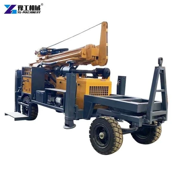 Trailer Mounted Water Well Drilling Rig Trailer Mounted Water Well Drilling Rig